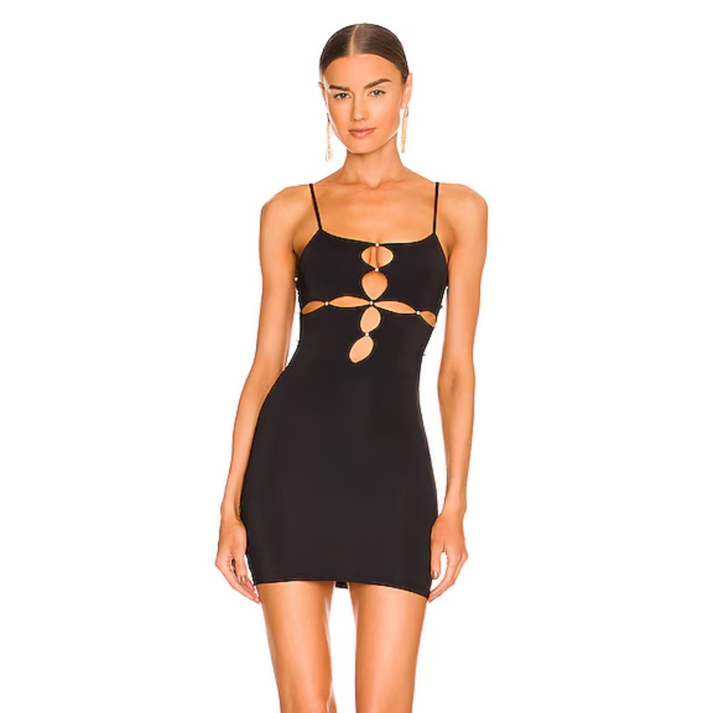 Superdown- Revolve. Celina Cut Out Dress in Black